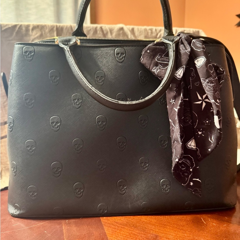 Betsy Johnson Skullilicious Satchel